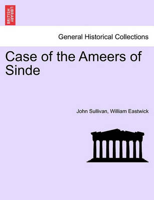 Book cover for Case of the Ameers of Sinde