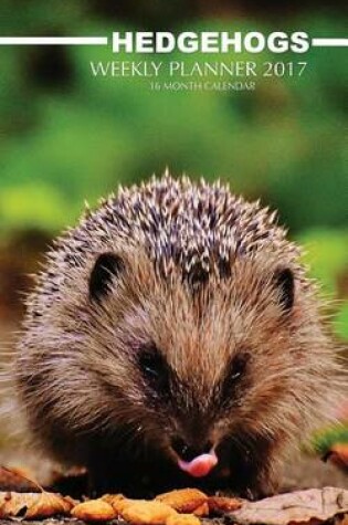 Cover of Hedgehogs Weekly Planner 2017