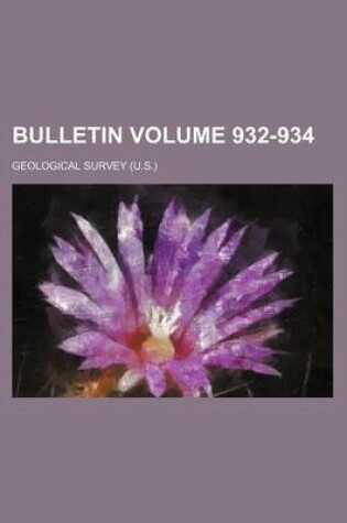 Cover of Bulletin Volume 932-934