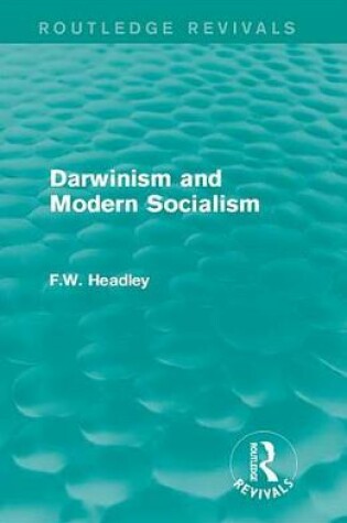 Cover of Darwinism and Modern Socialism