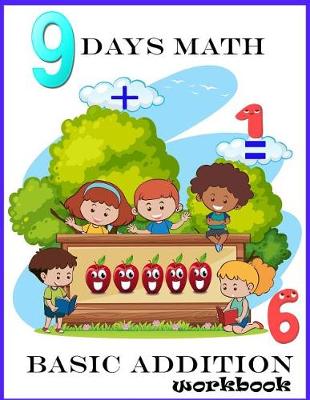 Book cover for 9 days Math Basic addition