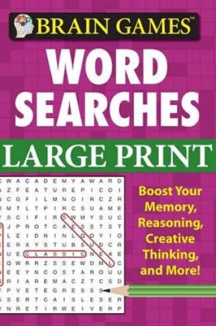 Cover of Brain Games - Word Searches - Large Print (Purple)