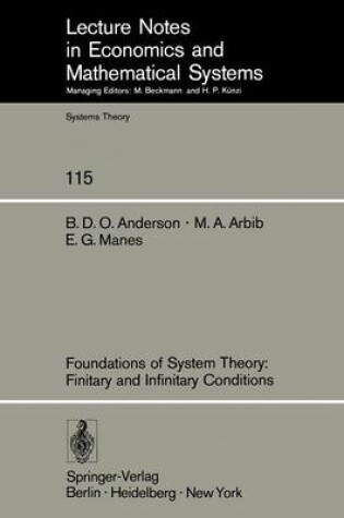 Cover of Foundations of System Theory: Finitary and Infinitary Conditions