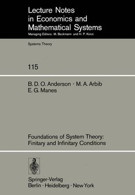 Cover of Foundations of System Theory: Finitary and Infinitary Conditions