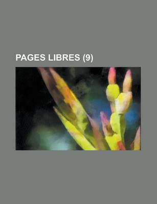 Book cover for Pages Libres (9)