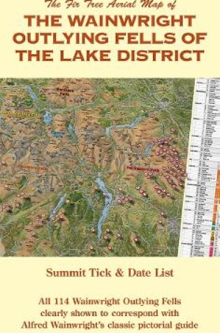 Cover of The Fir Tree Map of The Wainwright Outlying Fells: Folded Version