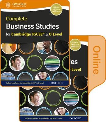 Book cover for Complete Business Studies for Cambridge IGCSE and O Level Print & Online Student Book