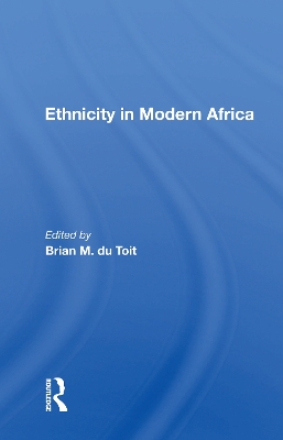 Cover of Ethnicity In Modern Africa