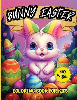 Book cover for Easter Bunny Coloring Book for Kids