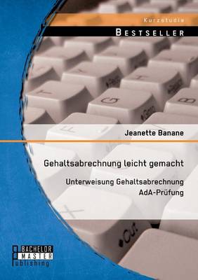 Book cover for Gehaltsabrechnung leicht gemacht