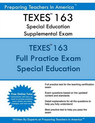 Book cover for TEXES 163 Special Education Supplemental Exam