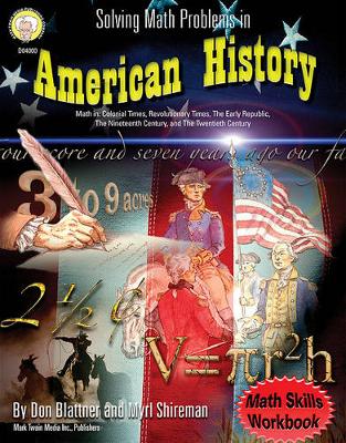 Book cover for Solving Math Problems in American History, Grades 5 - 8