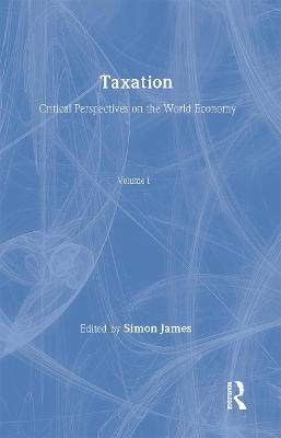 Book cover for Taxation Crit Perspectives V1