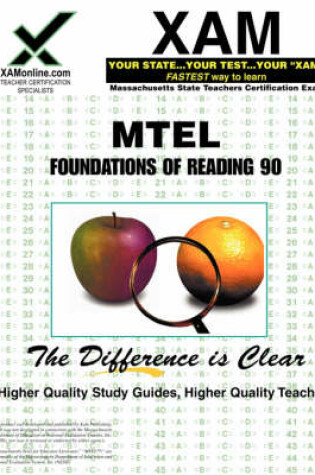 Cover of MTEL Foundations of Reading 90