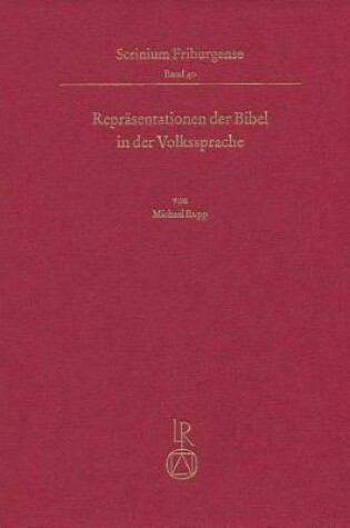 Cover of Reprasentationen Der Bibel in Der Volkssprache