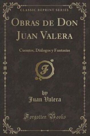 Cover of Obras de Don Juan Valera
