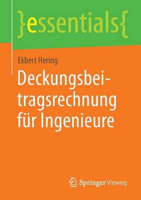 Book cover for Deckungsbeitragsrechnung fur Ingenieure