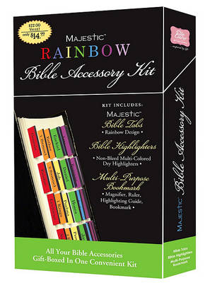 Book cover for Majestic(tm) Bible Accessory Kit - Rainbow