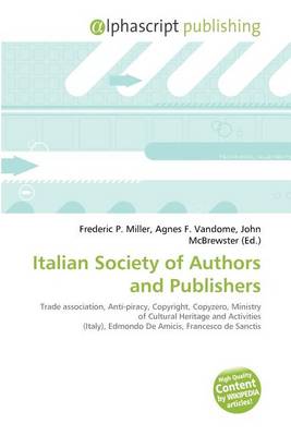 Cover of Italian Society of Authors and Publishers