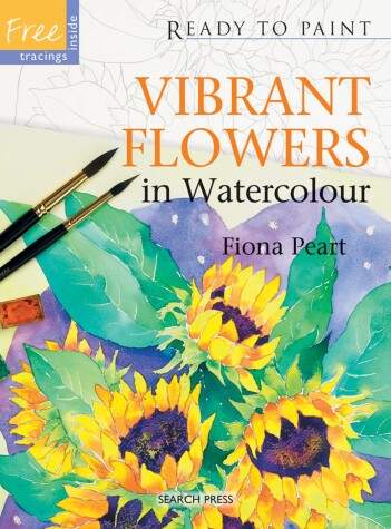 Cover of Vibrant Flowers in Watercolour