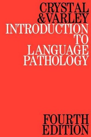 Cover of Introduction to Language Pathology