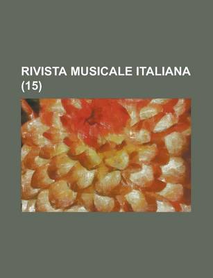 Book cover for Rivista Musicale Italiana (15)