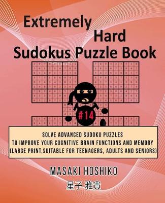 Book cover for Extremely Hard Sudokus Puzzle Book #14