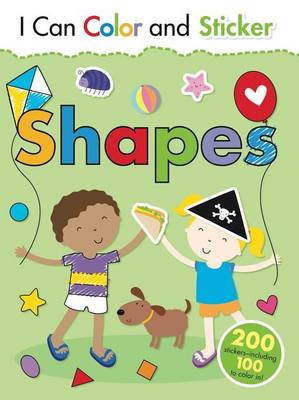 Book cover for I Can Color and Sticker: Shapes