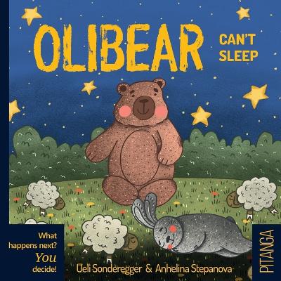 Book cover for Olibear Can't Sleep