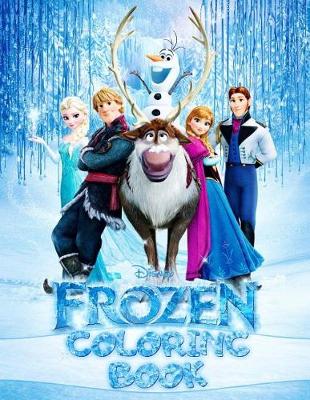 Book cover for Frozen Coloring Book