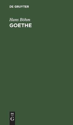 Book cover for Goethe