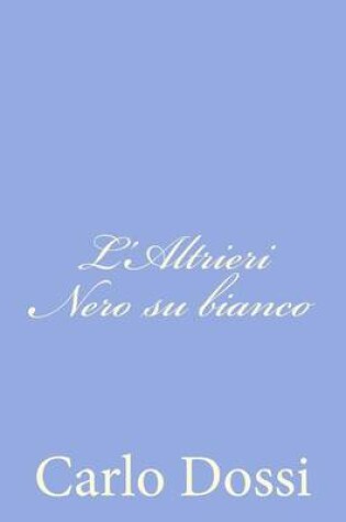 Cover of L'Altrieri Nero su bianco