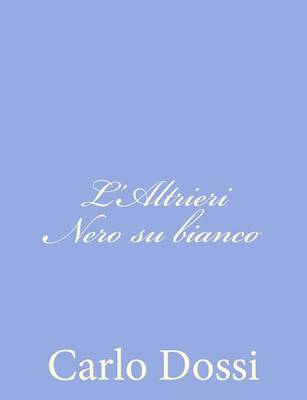 Book cover for L'Altrieri Nero su bianco
