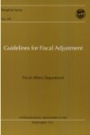 Book cover for Guidelines for Fiscal Adjustment