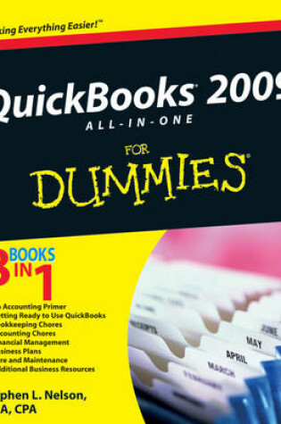 Cover of QuickBooks 2009 All-in-One For Dummies