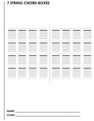 Book cover for 7 String Chord Boxes