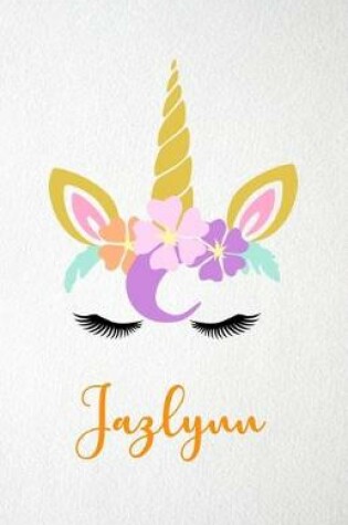 Cover of Jazlynn A5 Lined Notebook 110 Pages