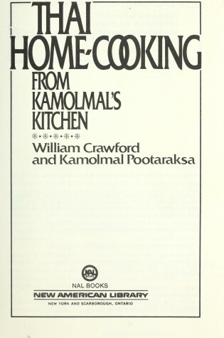 Cover of Pootaraksa&Crawford : Thai Home Cooking (Hbk)