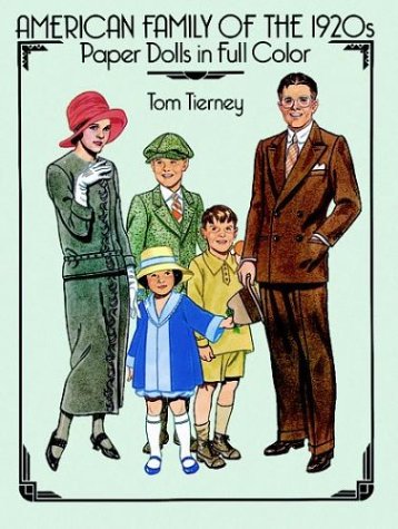 Book cover for American Family of the 1920s Paper Dolls in Full Colour