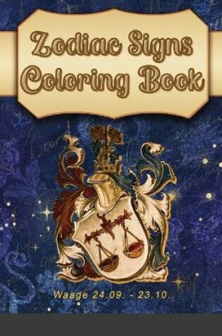 Cover of Zodiac Signs Coloring Book