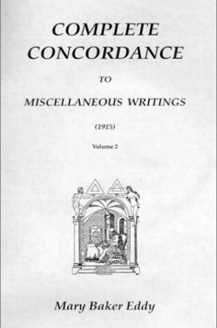 Cover of Complete Concordance to Miscellaneous Writings (1915)