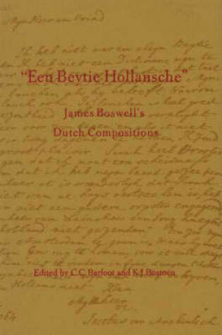 Cover of "Een Beytie Holanssche": James Boswell's Dutch Compositions