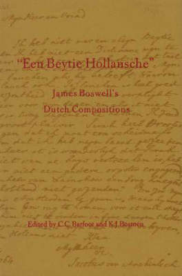 Book cover for "Een Beytie Holanssche": James Boswell's Dutch Compositions