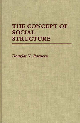 Book cover for The Concept of Social Structure.