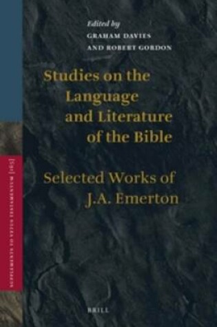 Cover of Studies on the Language and Literature of the Bible