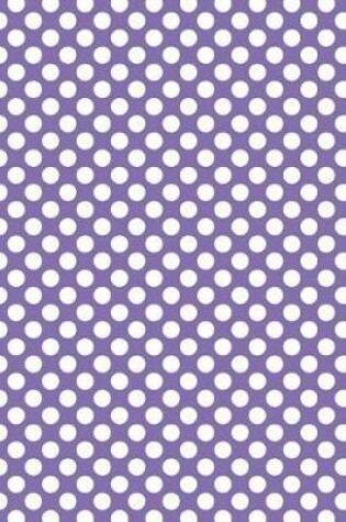 Cover of Polka Dots - Deluge Purple 101 - Lined Notebook With Margins 8.5x11