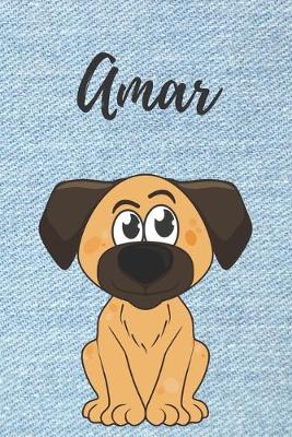 Book cover for Amar Hund-Malbuch / Notizbuch Tagebuch