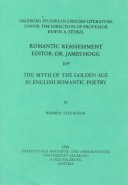 Book cover for The Myth of the Golden Age in English Romantic Poetry