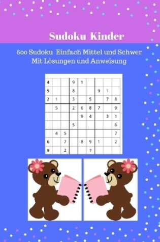 Cover of Sudoku Kinder