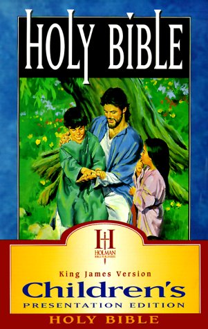 Book cover for Bible Kjv Children's Illustrated J-Wrap